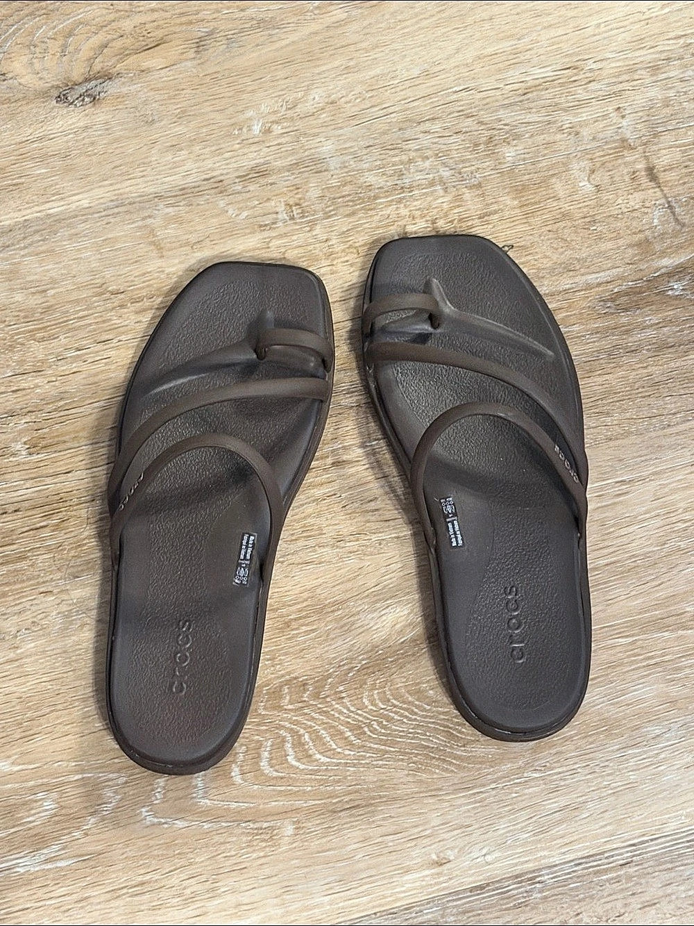 Crocs Miami Toe Loop Sandal Brown Sandals
